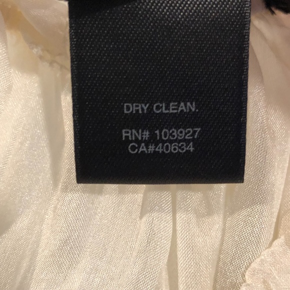 MARC JACOBS CREAM SILK TUNIC W TIES ON THE SLEEVES - Picture 13 of 15